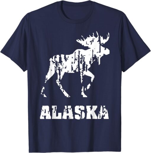 Alaska State T-shirt The Last Frontier Alaska Home Shirt