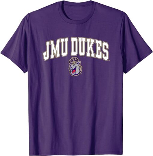 James Madison Dukes Arch Over Purple Officially Licensed T-Shirt