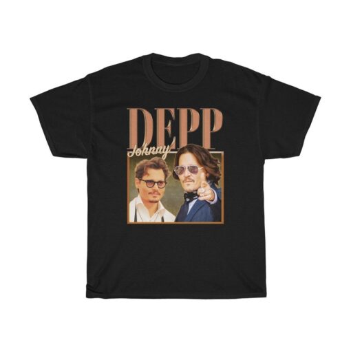 Johnny Depp Retro Shirt, Johnny Depp Homage Shirt, Johnny Depp Shirt, Johnny Depp Funny Shirt, Unisex Shirt