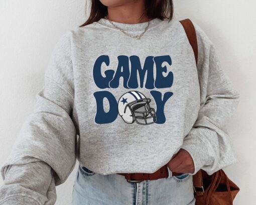 Dallas Sweatshirt, Cowboy Shirt, Vintage Dallas Football Crewneck, Cowboy Shirt for Woman, Cowboy Football