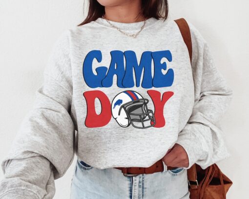 Buffalo Game Day Sweatshirt , T-Shirt, Bill Sweatshirt, Vintage Buffalo Football Crewneck