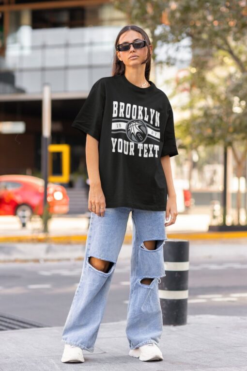 Brooklyn Net, Vintage Brooklyn Net Sweatshirt  T-Shirt, New Jersey Basketball, Nets Shirt, Vintage Basketball Fan Shirt