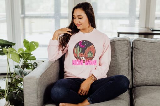 Neon Moon Sweatshirt, Neon Moon graphic Shirt, Brooks & Dunn, Country Music Graphic Sweatshirt, Western Fashion