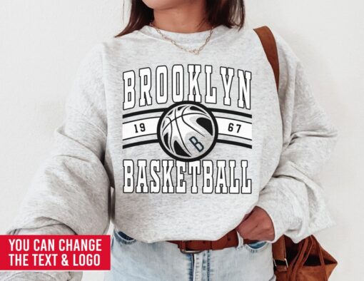 Brooklyn Net, Vintage Brooklyn Net Sweatshirt  T-Shirt, New Jersey Basketball, Nets Shirt, Vintage Basketball Fan Shirt