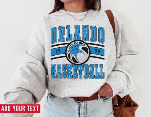 Vintage Orlando Basketball Sweatshirt  T-Shirt, Magic Sweater, Magic T-Shirt, Vintage Basketball Fan Shirt