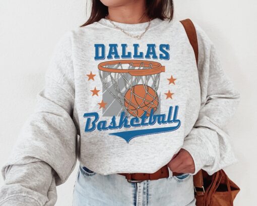 Dallas Maverick, Vintage Dallas Maverick Sweatshirt  T-Shirt, Dallas Basketball Shirt, Mavericks T-Shirt