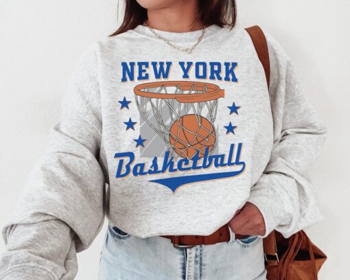 New York Knick, Vintage New York Knick Sweatshirt  T-Shirt, New York Basketball Shirt, Knicks T-Shirt