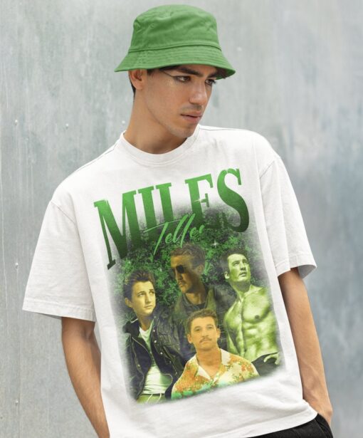 Retro Miles Teller Shirt -Miles Teller Homage Shirt ,Miles Teller Merch,Miles Teller Fan Tees,Miles Teller T shirt