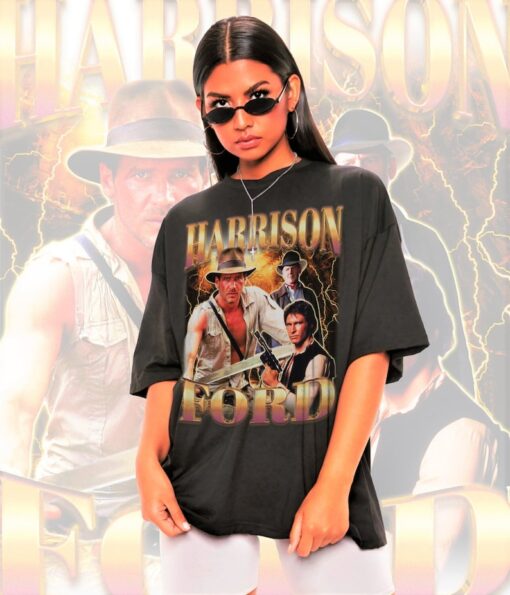 Retro Harrison Ford Shirt -Vintage Harrison Ford Shirt,Harrison Ford Sweatshirt,Harrison Ford Retro 90s Sweater