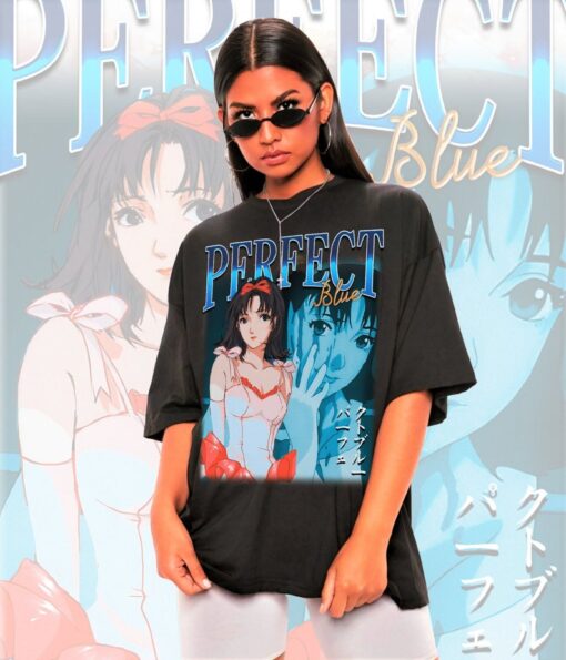 Retro Perfect Blue Mima Kirigoe Shirt -Perfect Blue Tshirt,Perfect Blue T-shirt,Perfect Blue Satoshi Kon T shirt