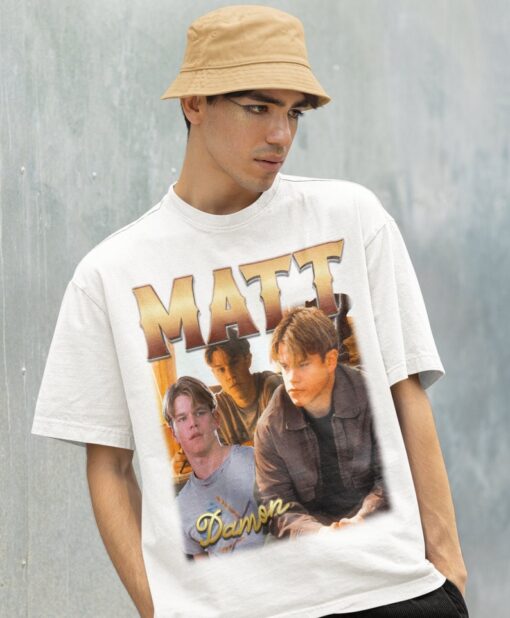 Retro Matt Damon Shirt -Matt Damon Tshirt,Good Will Hunting Shirt,Matt Damon T-shirt,Matt Damon T shirt