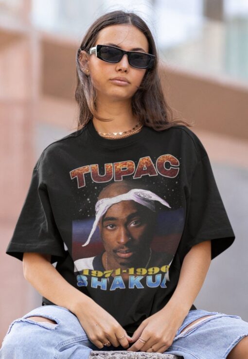 TUPAC SHAKUR TSHIRT | Tupac Shakur Memorial Sweatshirt | 2PAC | Makaveli | Tupac | Hiphop RnB Rapper