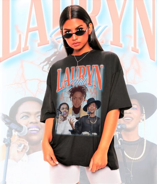 Retro Lauryn Hill Shirt -Lauryn Noelle Hill Homage Tshirt,Lauryn Hill Rapp Tees,Lauryn Hill 90s Sweater