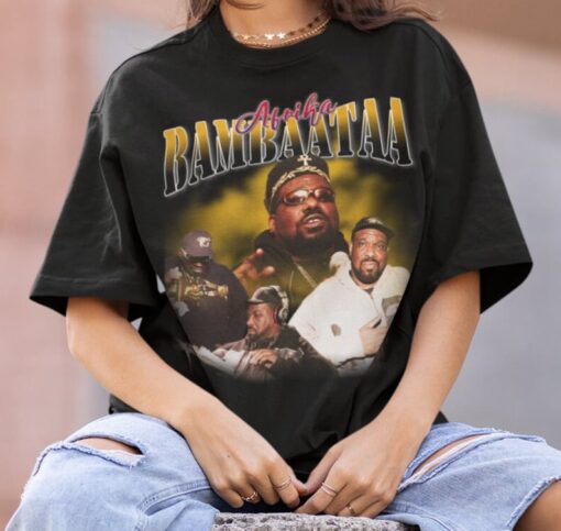 AFRIKA BAMBAATAA TSHIRT | Afrika Bambaataa Sweatshirt | R&B Hiphop RnB Rapper | T-Shirt Tshirt Shirt Tee