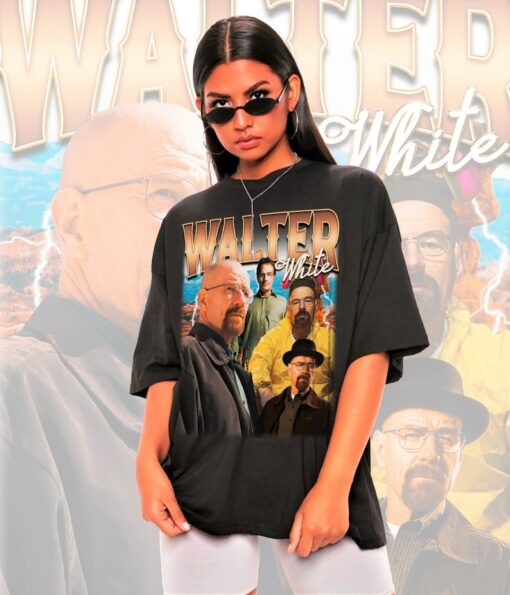 Retro Walter White Shirt-Heisenberg Shirt,Walter White T-shirt,Breaking Bad Shirt,Walter White Sweatshirt