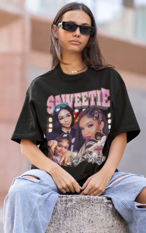 SAWEETIE HIPHOP TShirt | Saweetie Sweatshirt Vintage | Saweetie Hip hop RnB Rapper Soul