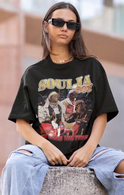 SOULJA BOY HIPHOP TShirt | Soulja Boy Sweatshirt Vintage | Soulja Boy Hip hop RnB Rapper Soul