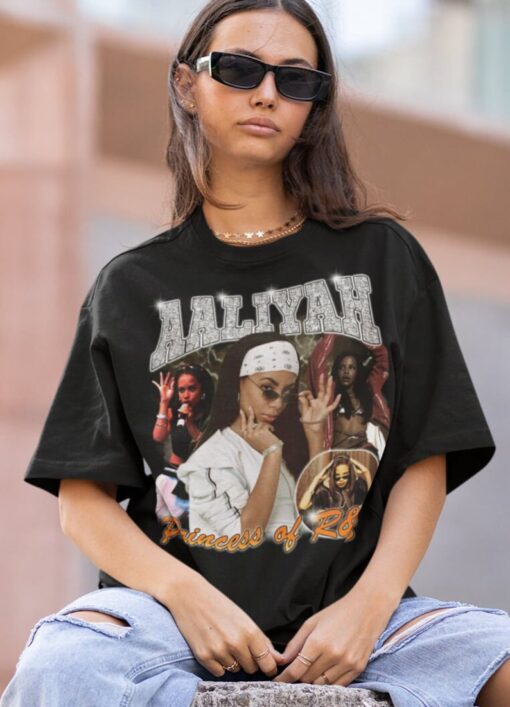 AALIYAH TSHIRT | Aaliyah Sweatshirt | Aaliyah Princess Of R&B Hiphop RnB Rapper | T-Shirt Tshirt Shirt Tee