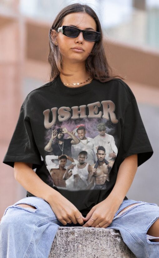 USHER HIPHOP TShirt | Usher Sweatshirt Vintage | Usher Hip hop RnB Rapper Soul | Usher American Rapper Tshirt