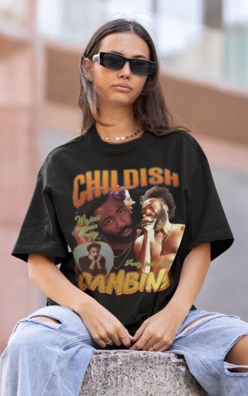 CHILDISH GAMBINO Hiphop TShirt | Childish Gambino Sweatshirt Vintage | Childish Gambino Hip hop RnB Rapper Soul