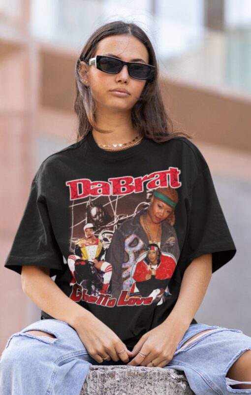 DA BRAT Hiphop TShirt | Da Brat Sweatshirt Vintage | Da Brat Hip hop RnB Rapper Soul | Da Brat American Rapper Shirt