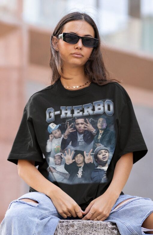 G HERBO Hiphop TShirt | G Herbo Sweatshirt Vintage | G Herbo Hip hop RnB Rapper Soul | G Herbo American Rapper