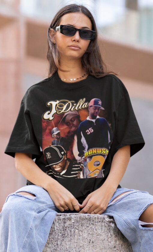 J DILLA HIPHOP TSHIRT | J Dilla Sweatshirt | J Dilla Hiphop RnB Rapper | T-Shirt Tshirt Shirt Tee