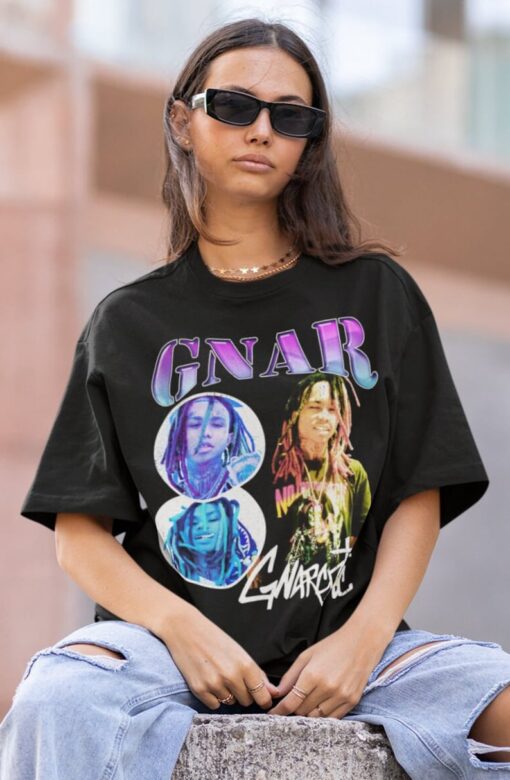 LIL GNAR Hiphop TShirt | Lil Gnar Sweatshirt Vintage | Lil Gnar Hip hop RnB Rapper Soul | Lil Gnar American Rapper Shirt