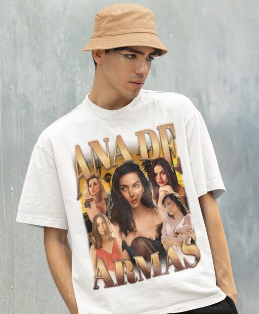 Retro Ana De Armas Shirt-Ana De Armas Tshirt,Ana De Armas T-shirt,Ana De Armas T shirt,Ana De Armas Merch