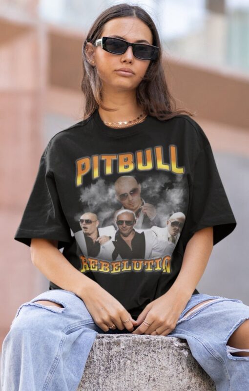 PITBULL HIPHOP TShirt | Pitbull Sweatshirt | Pitbull Hiphop RnB Rapper | Pitbull T-Shirt Tshirt Shirt