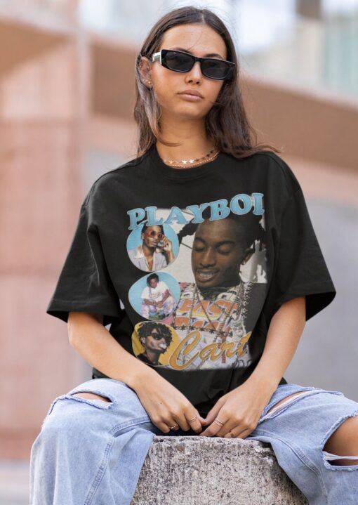 PLAYBOY CARTI HIPHOP TShirt | Playboi Carti Sweatshirt Vintage | Playboi Carti Hiphop RnB Rapper