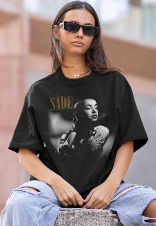 SADE HIPHOP TShirt | Sade Sweatshirt Vintage | Sade Siluet Hip hop RnB Rapper Soul | Sade American Rapper T-Shirt Tshirt