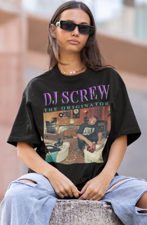 DJ SCREW Hiphop TShirt | Dj Screw The ORIGINATOR Sweatshirt Vintage | Dj Screw Hip hop RnB Rapper Soul