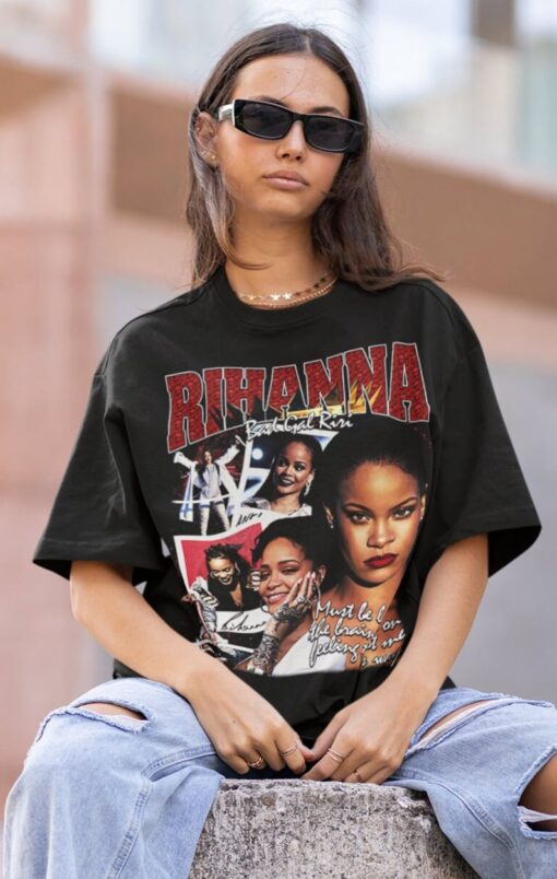 RIHANNA HIPHOP TShirt | Riri Rihanna Badgal Sweatshirt Vintage | Rihanna Hip hop RnB Rapper