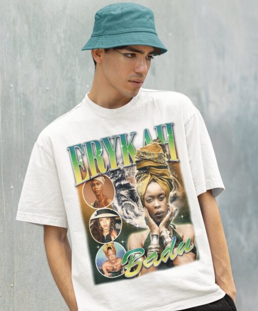 Retro Erykah Badu Shirt -Erykah Badu Tshirt,Erykah Badu T-shirt,Erykah Badu T shirt,Erykah Badu Graphic Tee