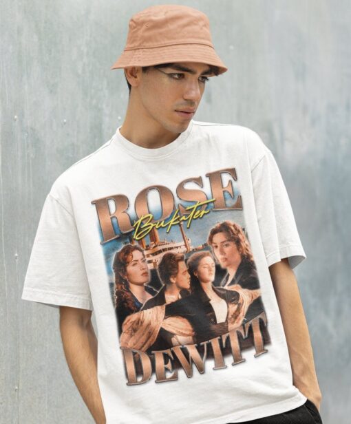 Retro Rose Dewitt Bukater Shirt -Rose Dewitt Bukater Tshirt,Rose Dewitt Bukater Tee,Jack Dawson Shirt,Kate Winslet Shirt