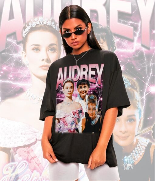 Retro Audrey Hepburn Shirt -Audrey Hepburn Tshirt,Audrey Hepburn T-shirt,Audrey Hepburn T shirt