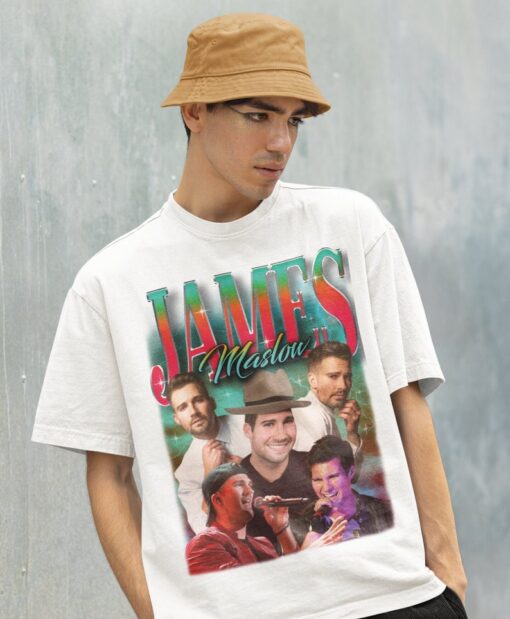 Retro James Maslow Shirt -James Maslow Tshirt,James Maslow T-shirt,James Maslow T shirt,Big Time Rush Tour T-shirt