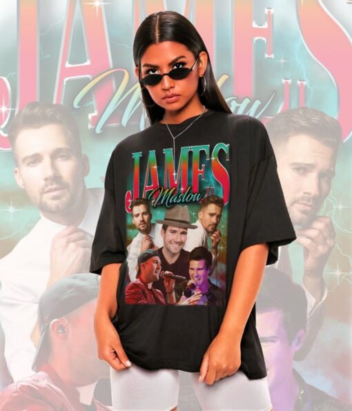 Retro James Maslow Shirt -James Maslow Tshirt,James Maslow T-shirt,James Maslow T shirt,Big Time Rush Tour T-shirt