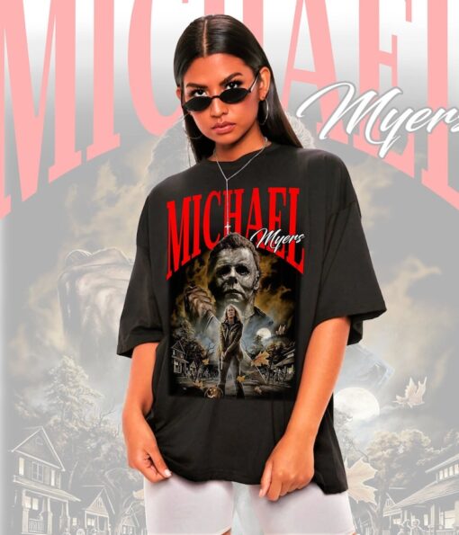 Retro Michael Myers Shirt -Michael Myers T shirt,Michael Myers Sweatshirt,Michael Myers Crewneck,Michael Myers T-shirt