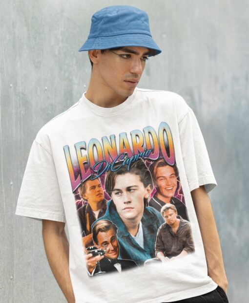 Retro Leonardo DiCaprio Shirt -Leonardo DiCaprio T-shirt,Leonardo DiCaprio T shirt,Leonardo DiCaprio Tshirt