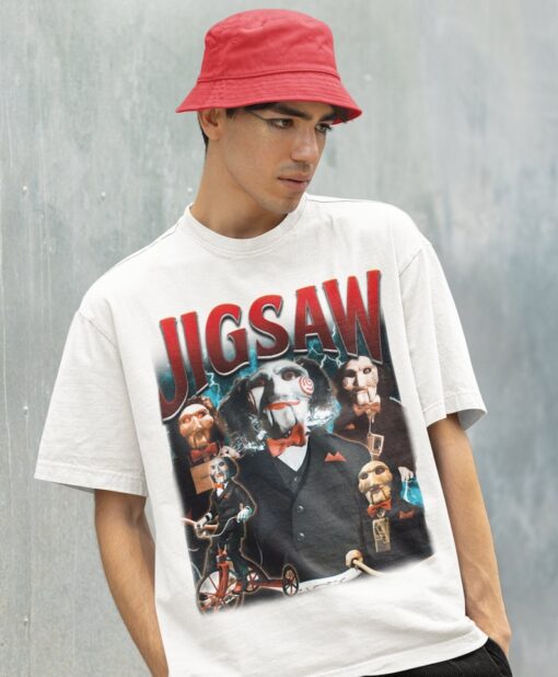 Vintage Jigsaw Shirt -Jigsaw Tshirt,Jigsaw T-shirt,Jigsaw T shirt,Jigsaw Merch,Retro Saw Shirt,Saw Tshirt,Saw T-shirt