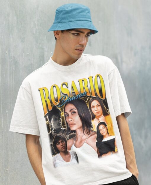 Retro Rosario Dawson Shirt -Rosario Dawson Tshirt,Rosario Dawson T shirt,Rosario Dawson T-shirt