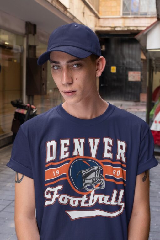 Vintage Denver Football Crewneck, Broncos Sweatshirt