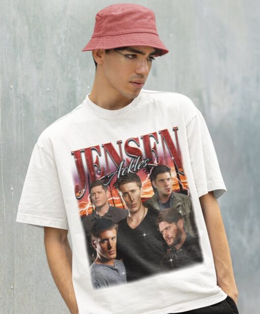 Retro Jensen Ackles Shirt-Dean Winchester Supernatural Shirt,Jensen Ackles Tshirt,Dean Winchester Tshirt