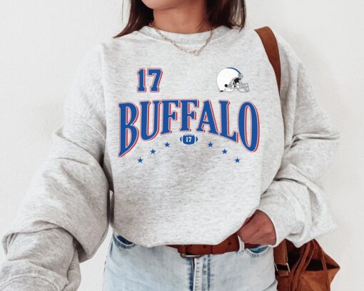 Vintage Buffalo Football Crewneck Sweatshirt / T-Shirt, Retro Buffalo Bill Sweatshirt, Buffalo New York