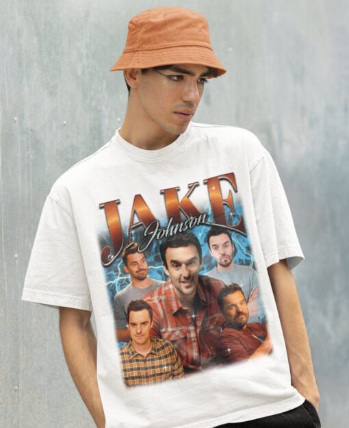 Retro Jake Johnson Shirt -Jake Johnson Tshirt,Jake Johnson T-shirt,Jake Johnson T shirt,Nick Miller Eras Shirt