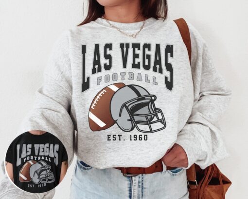 Vintage Las Vegas Football Crewneck Sweatshirt / T-Shirt, Vintage Style Las Vegas Football Shirt, Las Vegas Fans gift