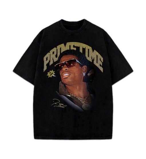 Deion Sanders - Prime Time "We Coming" Coach Prime Vintage Graphic T Shirt