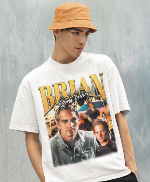 Retro Brian O'Conner Shirt -Brian O'Conner Tshirt,Brian O'Conner T-shirt,Brian O'Conner T shirt